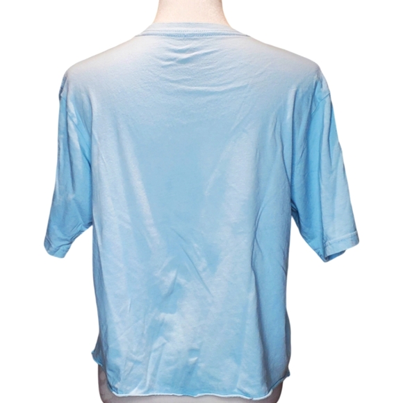 🦋Stunner California 100% Cotton Super Cute Rolled Hem  "Mood" Graphic Tee - Picture 3 of 5